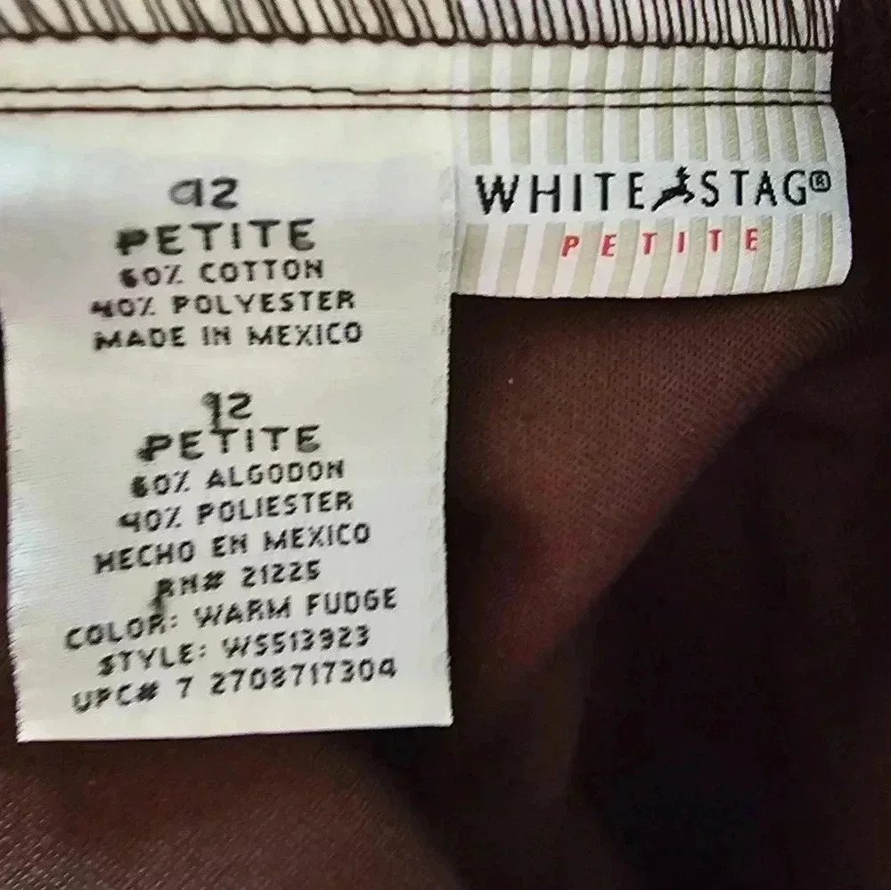White Stag Pants 12P NWT - Picture 3 of 5